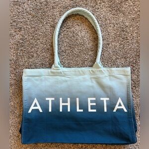 Athleta Ombre Blue Tote Bag